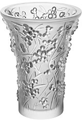 Lalique Baies Vase