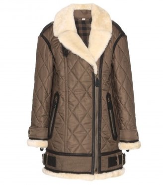 Burberry Reeseford Shearling Quilted Jacket