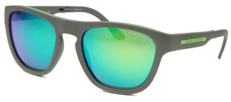 Armani Exchange Men's Wayfarer Matte Grey Sunglasses