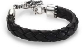 King Baby Studio Braided Leather Bracelet