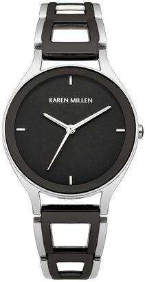 Karen Millen Two Tone Open Link Bracelet
