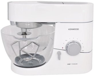 Kenwood Titanium Chef Kitchen Machine - Gloss White