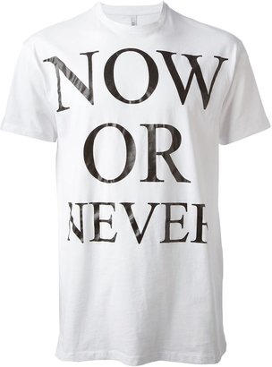 Neil Barrett slogan T-shirt