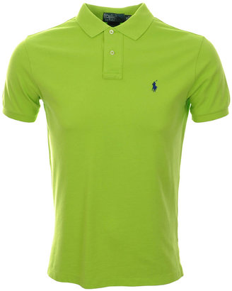 Ralph Lauren Custom Fit Polo T Shirt Green