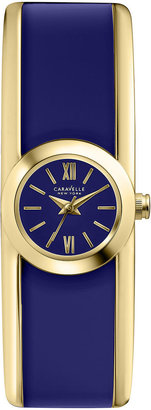 JCPenney CARAVELLE, NEW YORK Caravelle New York Womens Blue Bangle Bracelet Watch