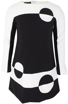 Kate Mack Biscotti Black and White Dress