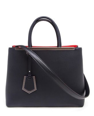 Fendi 2Jours Large Leather Shopper Bag