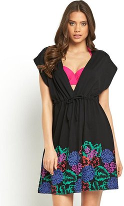 Resort Jersey Placement Print Tunic