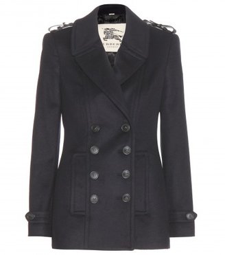 Burberry Ecclesfield Wool And Cashmere-blend Pea Coat