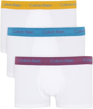 Calvin Klein White stretch cotton briefs - three pack