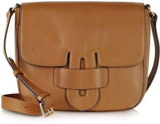 Tila March Zelig Brown Leather Shoulder Bag