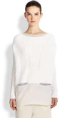 Nina Ricci Button-Back Pocket Sweater