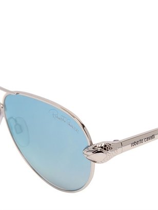 Roberto Cavalli Mirrored Aviator Sunglasses