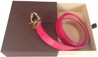 Louis Vuitton Fuchsia Belt