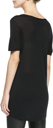 Nanette Lepore Quick-Wit Printed Combo Tee