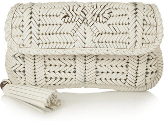 Anya Hindmarch Rossum woven leather clutch