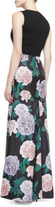 Erin Fetherston ERIN Sleeveless Floral-Print Gown