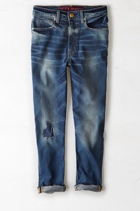 American Eagle Outfitters Medium Indigo Wear America Mom Jeans