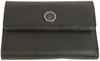 Armani Jeans Eco Dull Leather Disc Logo Wallet