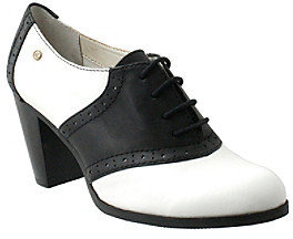 Bass Women's "Eloise" Heeled Saddle Shoe