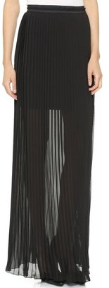 Alice + Olivia AIR by Pleated Paper Bag Waist Skirt