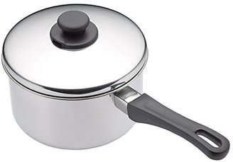 Kitchen Craft Stainless Steel Extra Deep Saucepan & Lid 16cm