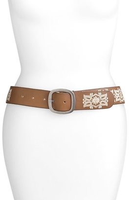 Lucky Brand Embroidered Floral Belt