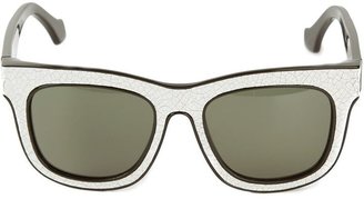 Balenciaga cracked effect sunglasses