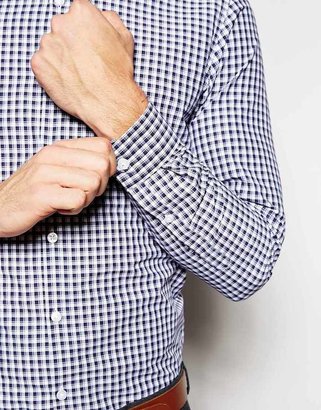 ASOS Smart Shirt In Long Sleeves In Double Gingham
