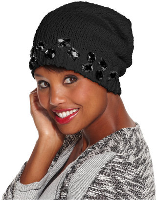 Collection XIIX Crystal Slouch Beanie
