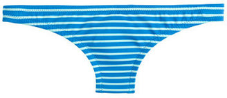 J.Crew Deck-stripe shrunken low-rider bikini bottom