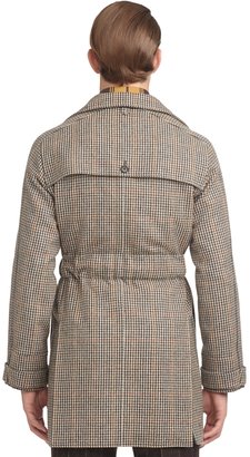 Brooks Brothers Wool Belted Trench