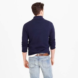 J.Crew Cotton-cashmere shawl-collar sweater