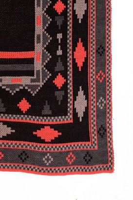 Urban Outfitters Southwest Knit Throw Blanket