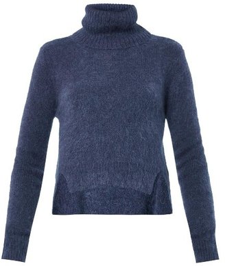 Band Of Outsiders Roll-neck cropped sweater