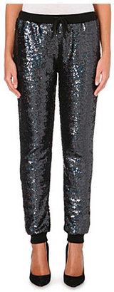 Jaded London Holographic sequin jogging bottoms