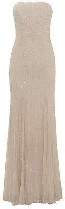 Rachel Gilbert Lucette Strapless Embellished Gown