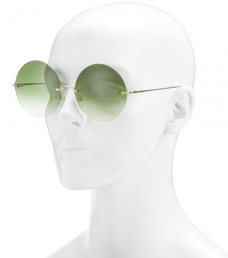 Victoria Beckham Feather Round Large sunglasses