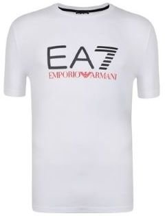 Emporio Armani Ea7 EA7 Bi Colour Logo Tee Shirt