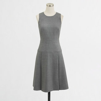 J.Crew Factory Factory pleated flannel dress