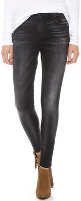 7 For All Mankind High Waist Slim Illusion Skinny Jeans