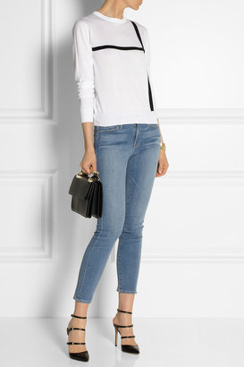 Frame Denim Le Skinny de Jeanne Crop mid-rise jeans
