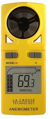 La Crosse Technology EA-3010U Handheld Travel Anemometer with backlight and included Neck lanyard