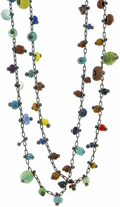 Ten Thousand Things Unique Multi-Colored Ancient Beaded Necklace