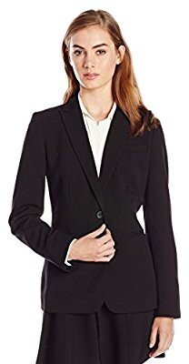 Calvin Klein Women's Single Button Suit Jacket