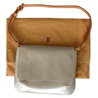 Louis Vuitton Grey Patent leather Handbag