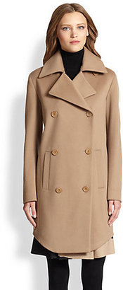 Akris Punto Wool Double-Breasted Coat