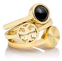 Tory Burch Livia Stacked Ring Set
