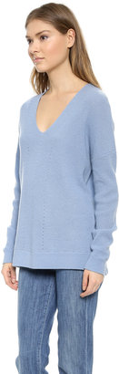 Vince Vee Layout Cashmere Sweater