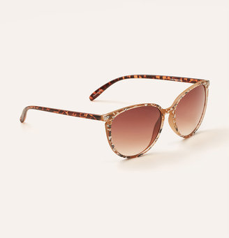 LOFT Printed Cateye Sunglasses